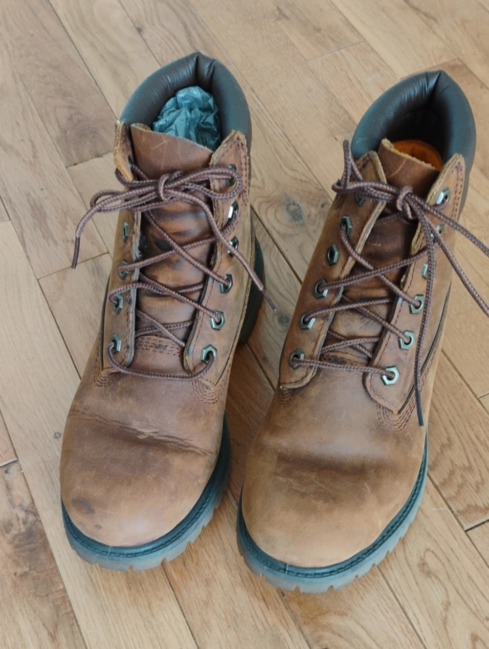Timberland Leather Work Boots in Brown